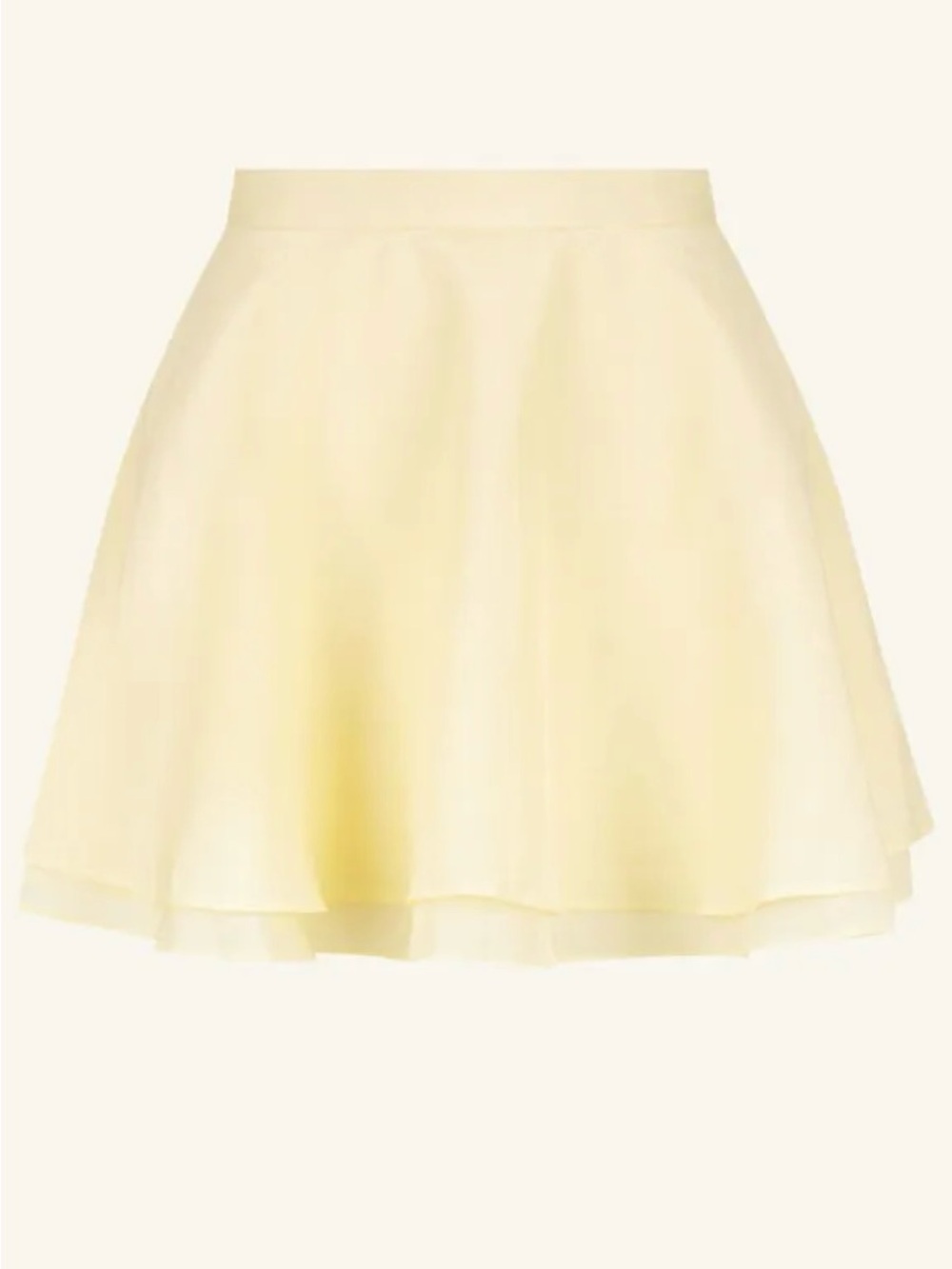 Shona Joy Cream Layered Circle Skirt